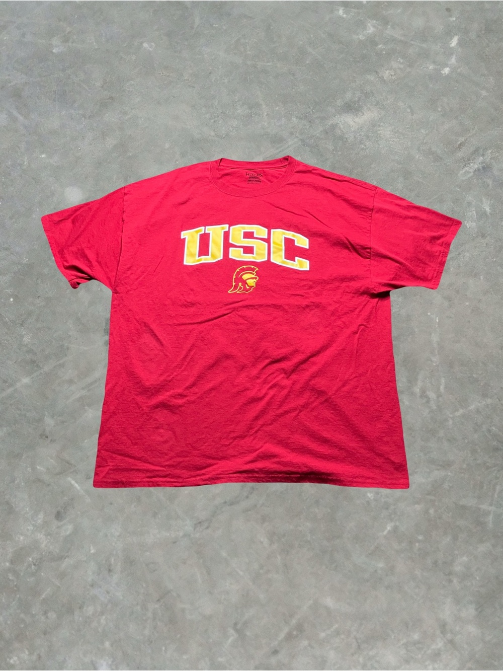 ☀️ USC Trojans College Football Graphic Tee Mens Size XXL Red